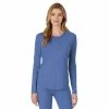 Women's Cuddl Duds® Under Scrubs Crewneck Top Ceil