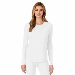 Women's Cuddl Duds® Under Scrubs Crewneck Top Ceil -Cuddl Duds Shop unnamed file 2020