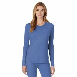 Women's Cuddl Duds® Under Scrubs Crewneck Top Ceil -Cuddl Duds Shop unnamed file 2022