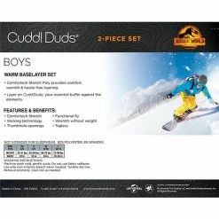 Boys 4-18 Cuddl Duds Jurassic Park Stretch 2-Piece Base Layer Set -Cuddl Duds Shop unnamed file 2044