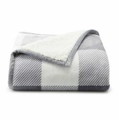 Cuddl Duds® Plush To Sherpa Throw Gray And White Buff -Cuddl Duds Shop unnamed file 208