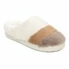 Women's Cuddl Duds® Colorblock Faux Fur Clog Slipper Pearl Zephyr