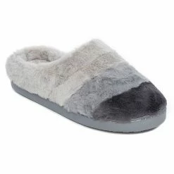 Women's Cuddl Duds® Colorblock Faux Fur Clog Slipper Pearl Zephyr -Cuddl Duds Shop unnamed file 2094