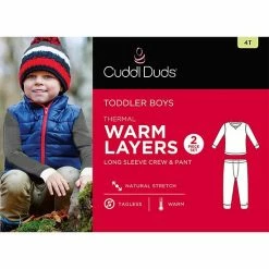 Toddler Boys Cuddl Duds® Buffalo Check Animals Thermal 2-Piece Base Layer Set -Cuddl Duds Shop unnamed file 2178