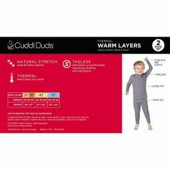 Toddler Boys Cuddl Duds® Buffalo Check Animals Thermal 2-Piece Base Layer Set -Cuddl Duds Shop unnamed file 2179