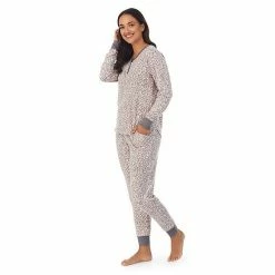 Women's Cuddl Duds® Henley Pajama Top And Banded Bottom Pajama Pants Sleep Set Blue Dog -Cuddl Duds Shop unnamed file 22