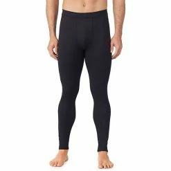 Men's Cuddl Duds® Heavyweight Far-Infrared Enhance Performance Baselayer Pants Black