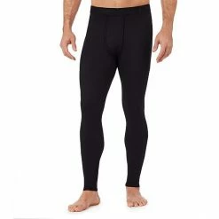 Big & Tall Cuddl Duds® Midweight ClimateSport Performance Baselayer Pants Dark Gray Space Dye