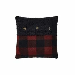 Cuddl Duds® Cozy Soft Buffalo Check Button Throw Pillow