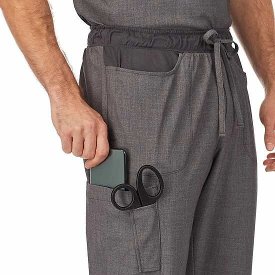 Men's Cuddl Duds® Scrubs Jogger Pants With 3 Pockets Black 3 Men's Cuddl Duds® Scrubs Jogger Pants With 3 Pockets Black - Image 3