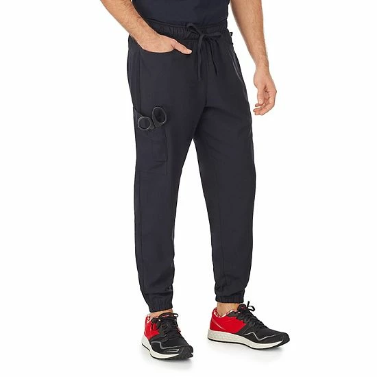 Men's Cuddl Duds® Scrubs Jogger Pants With 3 Pockets Black 8 Men's Cuddl Duds® Scrubs Jogger Pants With 3 Pockets Black - Image 8