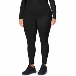 Plus Size Cuddl Duds® Under Scrubs Leggings Black -Cuddl Duds Shop unnamed file 2290