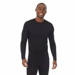 Men's Cuddl Duds® Lightweight WoolCore Performance Baselayer Crew Top Charcoal Heather -Cuddl Duds Shop unnamed file 2294