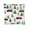 Cuddl Duds Cozy Soft Trucks & Trees Printed Throw Pillow