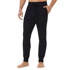 Men's Cuddl Duds® Midweight Waffle Thermal Joggers Charcoal Heather