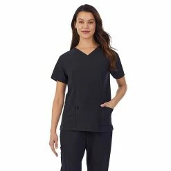 Petite Cuddl Duds® Scrubs V-Neck Top With 3 Pockets Black 15 Petite Cuddl Duds® Scrubs V-Neck Top With 3 Pockets Black -Cuddl Duds Shop unnamed file 2418