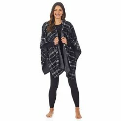 Women's Cuddl Duds® Double Plush Reversible Wrap Brown Animal -Cuddl Duds Shop unnamed file 249
