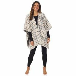 Women's Cuddl Duds® Double Plush Reversible Wrap Brown Animal -Cuddl Duds Shop unnamed file 250