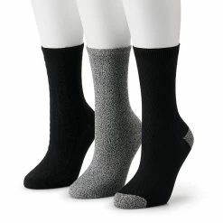 Women's Cuddl Duds® Everyday 3-pack Crew Socks Light Gray 19 Women's Cuddl Duds® Everyday 3-pack Crew Socks Light Gray -Cuddl Duds Shop unnamed file 2501