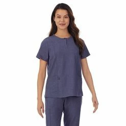 Petite Cuddl Duds® Scrubs Top With 2 Pockets Navy Heather 13 Petite Cuddl Duds® Scrubs Top With 2 Pockets Navy Heather -Cuddl Duds Shop unnamed file 2506