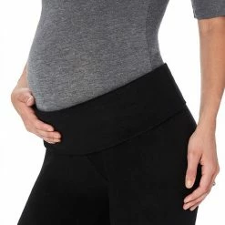 Maternity Cuddl Duds® Fleecewear With Stretch Leggings Charcoal -Cuddl Duds Shop unnamed file 2576