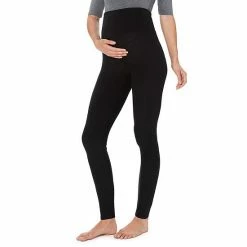 Maternity Cuddl Duds® Fleecewear With Stretch Leggings Charcoal -Cuddl Duds Shop unnamed file 2578