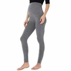 Maternity Cuddl Duds® Softwear With Stretch Leggings Charcoal -Cuddl Duds Shop unnamed file 2591