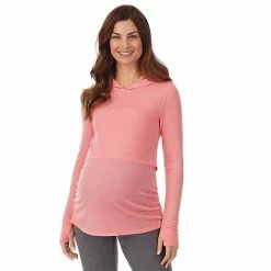 Maternity Cuddl Duds® Stretch Thermal Long Sleeve Hoodie Gray -Cuddl Duds Shop unnamed file 2605