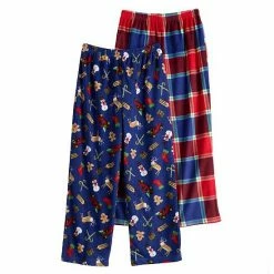 Boys 6-16 Cuddl Duds 2-Pack Lounge Pants Navy Holidays -Cuddl Duds Shop unnamed file 261
