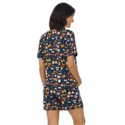 Maternity Cuddl Duds Cozy Short-Sleeve Top & Bermuda Pajama Set Periwinkle Cat -Cuddl Duds Shop unnamed file 2612