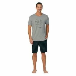 Big & Tall Cuddl Duds® Crewneck Graphic Tee & Sleep Shorts Set El Mar -Cuddl Duds Shop unnamed file 2735