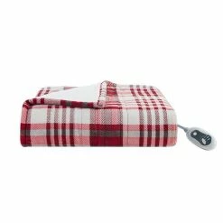 Cuddl Duds® Heated Plush Sherpa Throw Red Black Buffcheck -Cuddl Duds Shop unnamed file 291