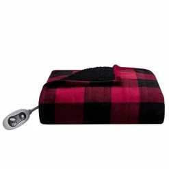Cuddl Duds® Heated Plush Sherpa Throw Red Black Buffcheck -Cuddl Duds Shop unnamed file 295