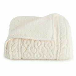 Cuddl Duds® Sherpa Throw Tan Carve -Cuddl Duds Shop unnamed file 307