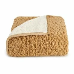 Cuddl Duds® Sherpa Throw Tan Carve -Cuddl Duds Shop unnamed file 309