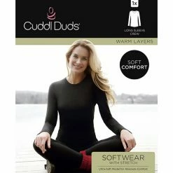 Women's Cuddl Duds® Softwear With Stretch Long Sleeve Crewneck Top Red Buffalo 20 Women's Cuddl Duds® Softwear With Stretch Long Sleeve Crewneck Top Red Buffalo -Cuddl Duds Shop unnamed file 33