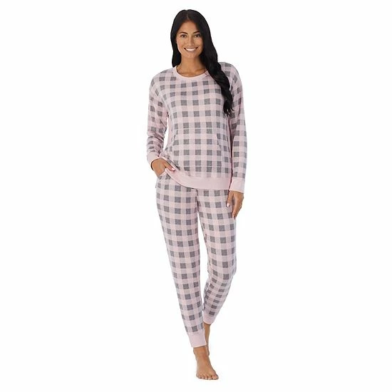 Women's Cuddl Duds® Kangaroo Pocket Pajama Top And Banded Bottom Pajama Pants Sleep Set Navy Falling Stars 10 Women's Cuddl Duds® Kangaroo Pocket Pajama Top And Banded Bottom Pajama Pants Sleep Set Navy Falling Stars - Image 10