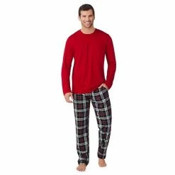 Men's Cuddl Duds Classic Pajama Set Grey Heather Grid -Cuddl Duds Shop unnamed file 373