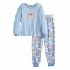 Girls 4-12 Cuddl Duds Pajama Set Rainbow