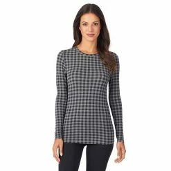 Women's Cuddl Duds® Softwear With Stretch Long Sleeve Crewneck Top Red Buffalo 28 Women's Cuddl Duds® Softwear With Stretch Long Sleeve Crewneck Top Red Buffalo -Cuddl Duds Shop unnamed file 41