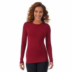 Women's Cuddl Duds® Softwear With Stretch Long Sleeve Crewneck Top Red Buffalo 31 Women's Cuddl Duds® Softwear With Stretch Long Sleeve Crewneck Top Red Buffalo -Cuddl Duds Shop unnamed file 44