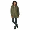 Women's Cuddl Duds Cozy Sherpa Hooded Anorak Jacket Sage