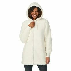 Women's Cuddl Duds Cozy Sherpa Hooded Anorak Jacket Sage -Cuddl Duds Shop unnamed file 464