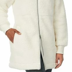 Women's Cuddl Duds Cozy Sherpa Hooded Anorak Jacket Sage -Cuddl Duds Shop unnamed file 466