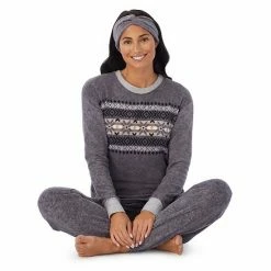 Petite Cuddl Duds 3-pc. Stretch Fleece Long Sleeve Pajama Top, Pajama Pants & Headband Set Multi Blue Southwester 15 Petite Cuddl Duds 3-pc. Stretch Fleece Long Sleeve Pajama Top, Pajama Pants & Headband Set Multi Blue Southwester -Cuddl Duds Shop unnamed file 476