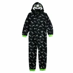 Boys 4-16 Cuddl Duds Hooded One-Piece Pajamas Green -Cuddl Duds Shop unnamed file 490
