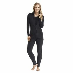 Women's Cuddl Duds® Fleecewear With Stretch Full Zippered Vest Charcoal Heather 14 Women's Cuddl Duds® Fleecewear With Stretch Full Zippered Vest Charcoal Heather -Cuddl Duds Shop unnamed file 503