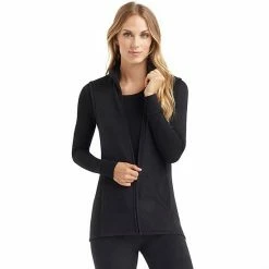 Women's Cuddl Duds® Fleecewear With Stretch Full Zippered Vest Charcoal Heather 20 Women's Cuddl Duds® Fleecewear With Stretch Full Zippered Vest Charcoal Heather -Cuddl Duds Shop unnamed file 509