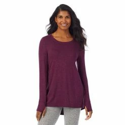 Women's Cuddl Duds® Soft Knit Long Sleeve Tunic Top Marled Viridian Green -Cuddl Duds Shop unnamed file 528