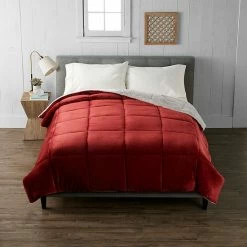 Cuddl Duds® Cozy Soft Comforter Red Ivory 18 Cuddl Duds® Cozy Soft Comforter Red Ivory -Cuddl Duds Shop unnamed file 53